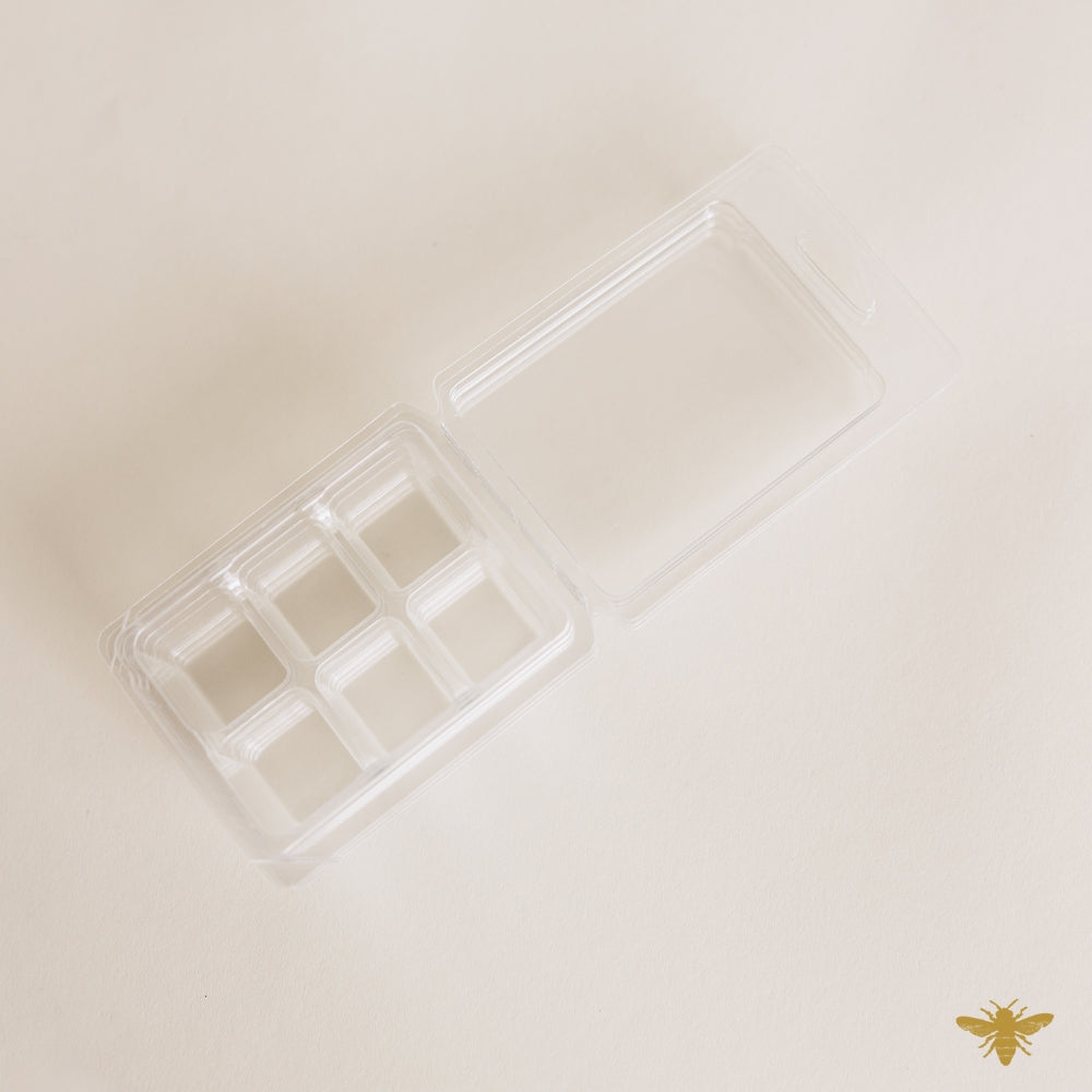 6 Cavity Wax Melt Clamshell – SMALL | 3 oz