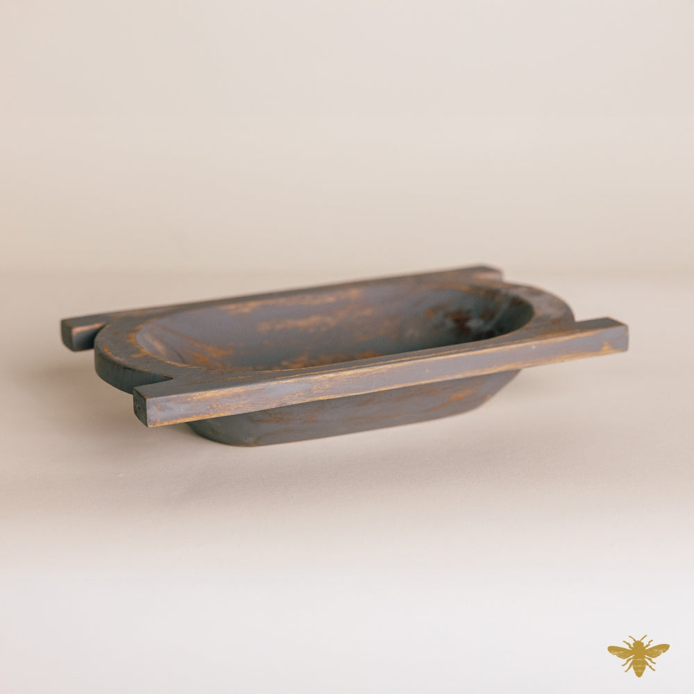 Acacia Wood Bowls | Eurostyle Dough Bowl – Gray