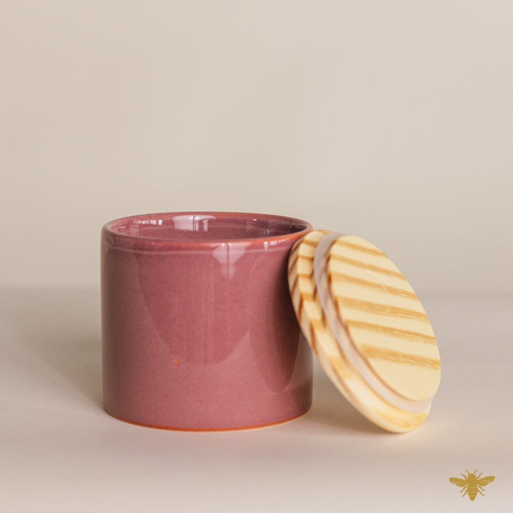 Rose 10 oz Heirloom Ceramic Jar