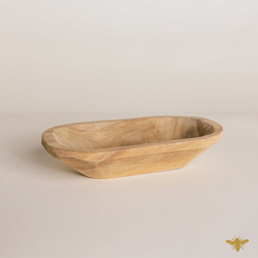Acacia Wood Bowls | Regular Mini Dough Bowl - Natural